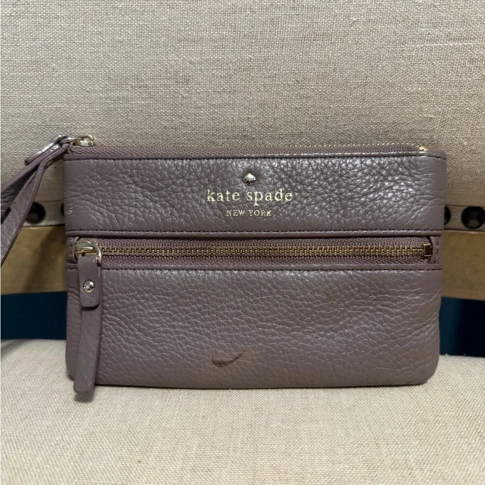 Kate Spade Pebbled Leather Small Card Wristlet